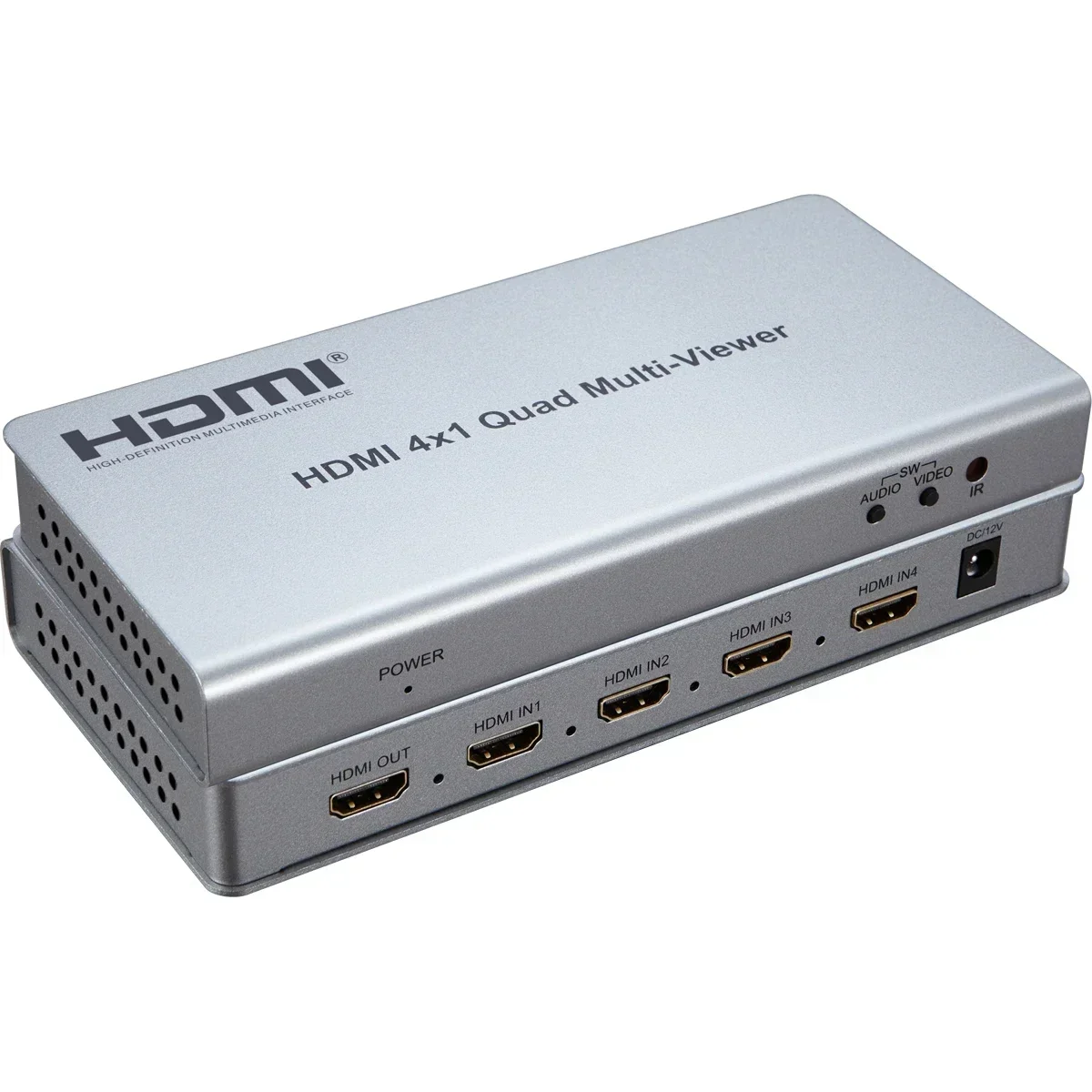 Répartiteur de Segmentation d'écran Quad multi-visionneuse HDMI 4x1, multivisionneuse HDMI à 4 ports pour caméra TV Box ordinateur portable vers moniteur de projecteur