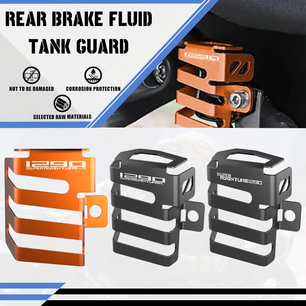 

2025 2024-2021 Motorcycle For 1290 SUPER ADVENTURE S R 890 DUKE 1290 S R Rear Brake Fluid Reservoir Cover Guard Protection 2023