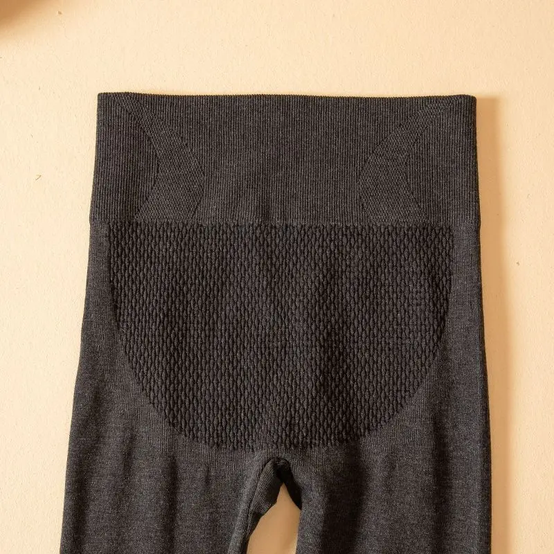 

Thermal Leggings Women'S Ultra-Thin Ultra-Comfortable All-Season Bare-Skin Bell-Bottom Skin-Touch Shape Outer Side-Cut Anti-Slip