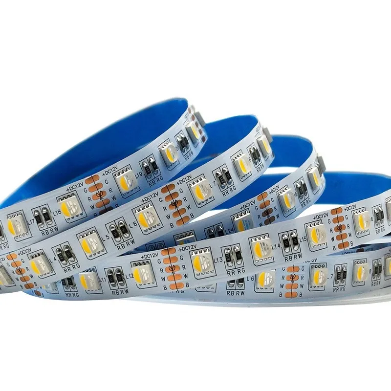 5 متر 4 في 1 RGBW LED قطاع SMD5050 12 فولت 60 المصابيح/م ضوء مرن 24 فولت RGBWW شرائط مع تويا الذكية واي فاي تحكم اليكسا وجوجل #5