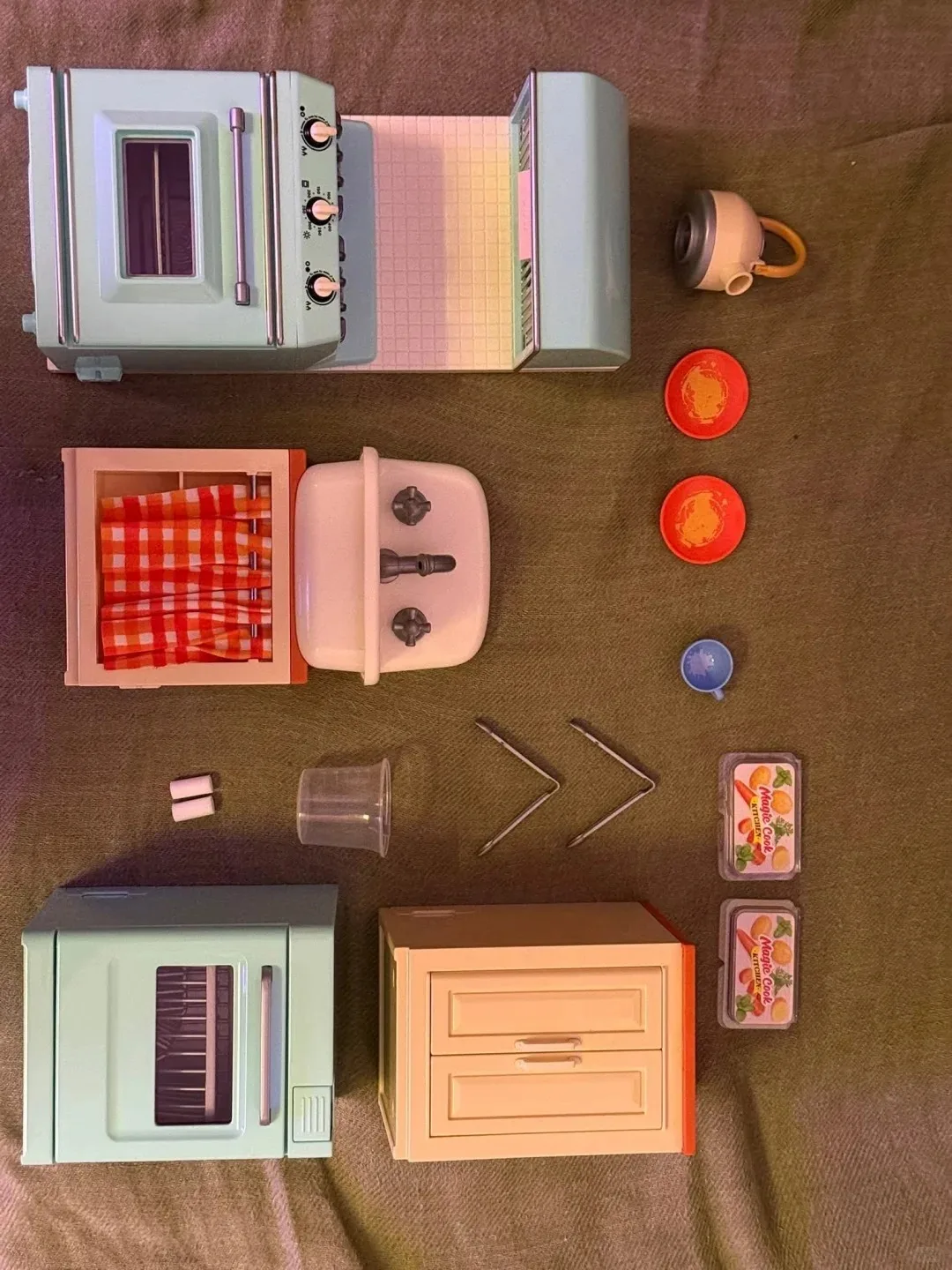 Zuru Mini Brands Magic Cook Kitchen Set Surprise Toy Mini Appliances Really Works Washing Machine Oven Stove Toy Children Gifts view 3