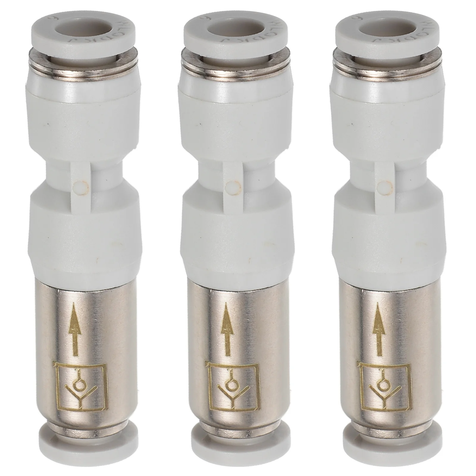 

3 шт. быстроразъемный обратный клапан для очистителя воды, односторонний линейный топливный компрессор, сливной обратный клапан