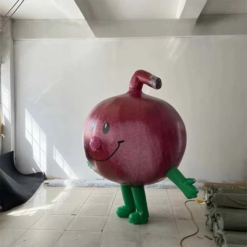 Vegetables, high-quality onion costume for display, inflatable onion mascot costume