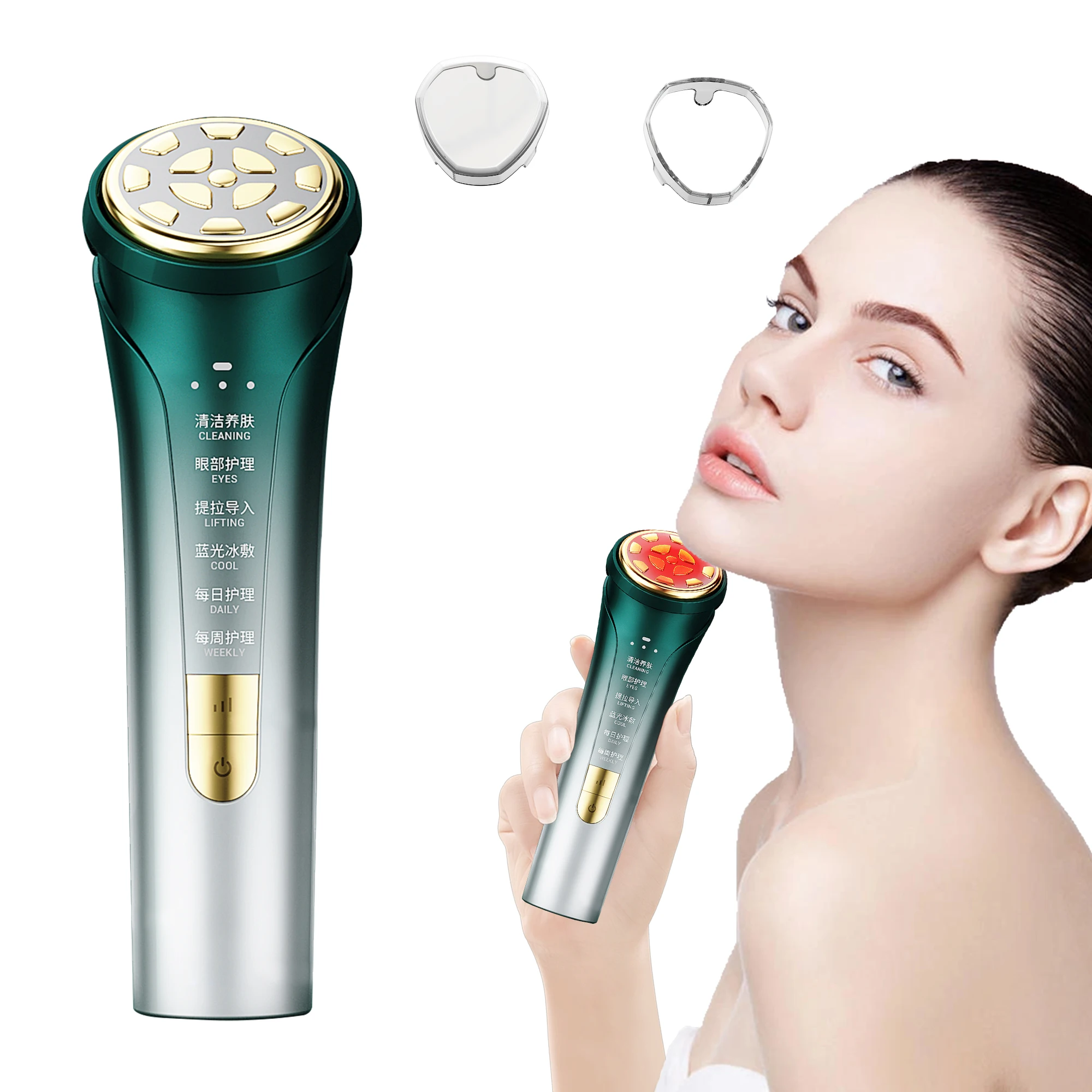 เครื่องยกกระชับใบหน้าอัจฉริยะ Smart Library ป้องกันริ้วรอย อุปกรณ์เสริมความงามเพื่อสุขภาพ ผลิตภัณฑ์ดูแลผิวหน้า เครื่องยกกระชับใบหน้า Tig