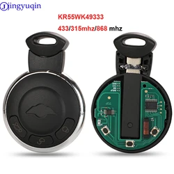 Jingyuqin chave remota do carro 868/315/433mhz para BMW Mini Cooper S ONE D CLUBMAN COUNTRYMAN KR55WK49333