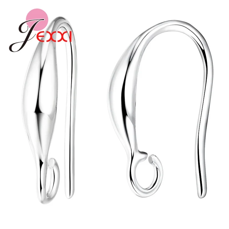 10 PCs /5 Pairs Genuine 925 Sterling Silver Earring Findings High Quality Women Fashion Jewelry Accessories For DIY