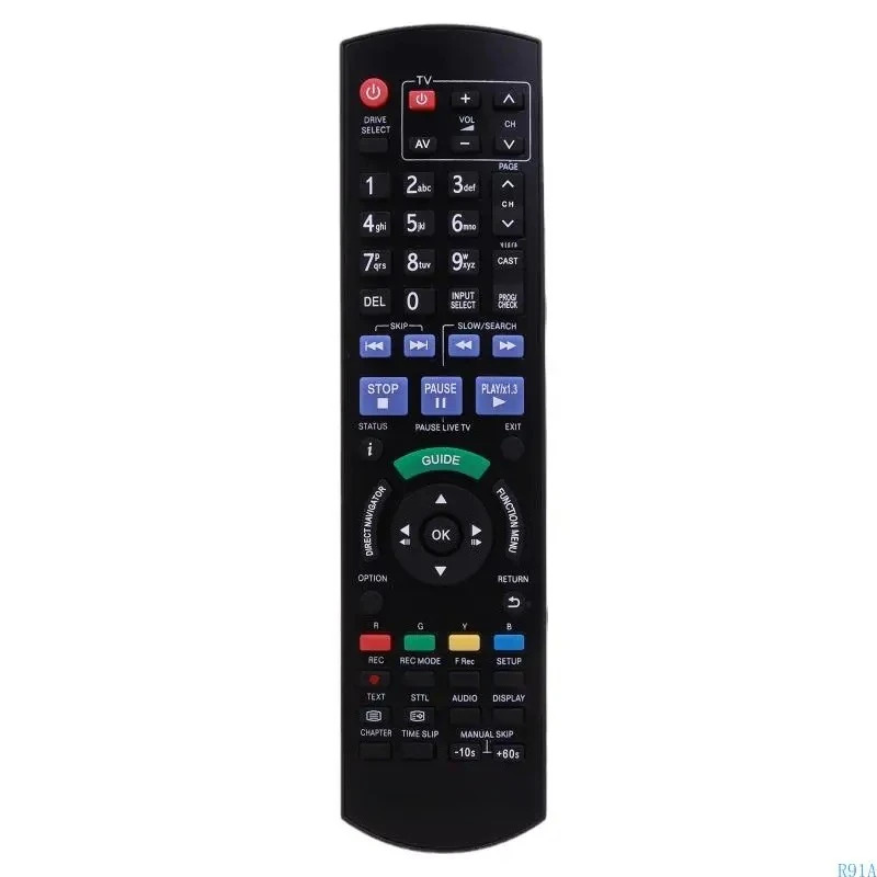 Blu-Ray Disc Player Replace IR6 Remote Control for Panasonic N2QAYB000475 DMRBW780GL N2QAYB000479 DMR-BW780