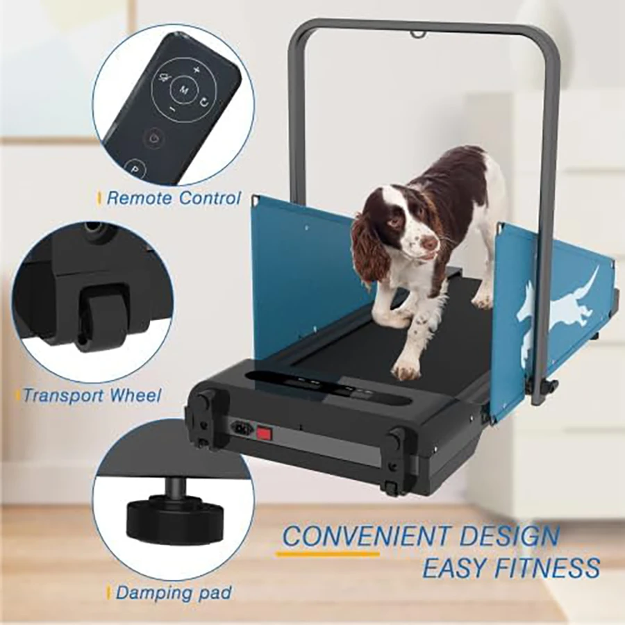 Dog Treadmill for Small Dogs,Dog Treadmill with Pre-Set Exercise Programs,Easy to Follow Interface,1.5HP Folding Dog Treadmill