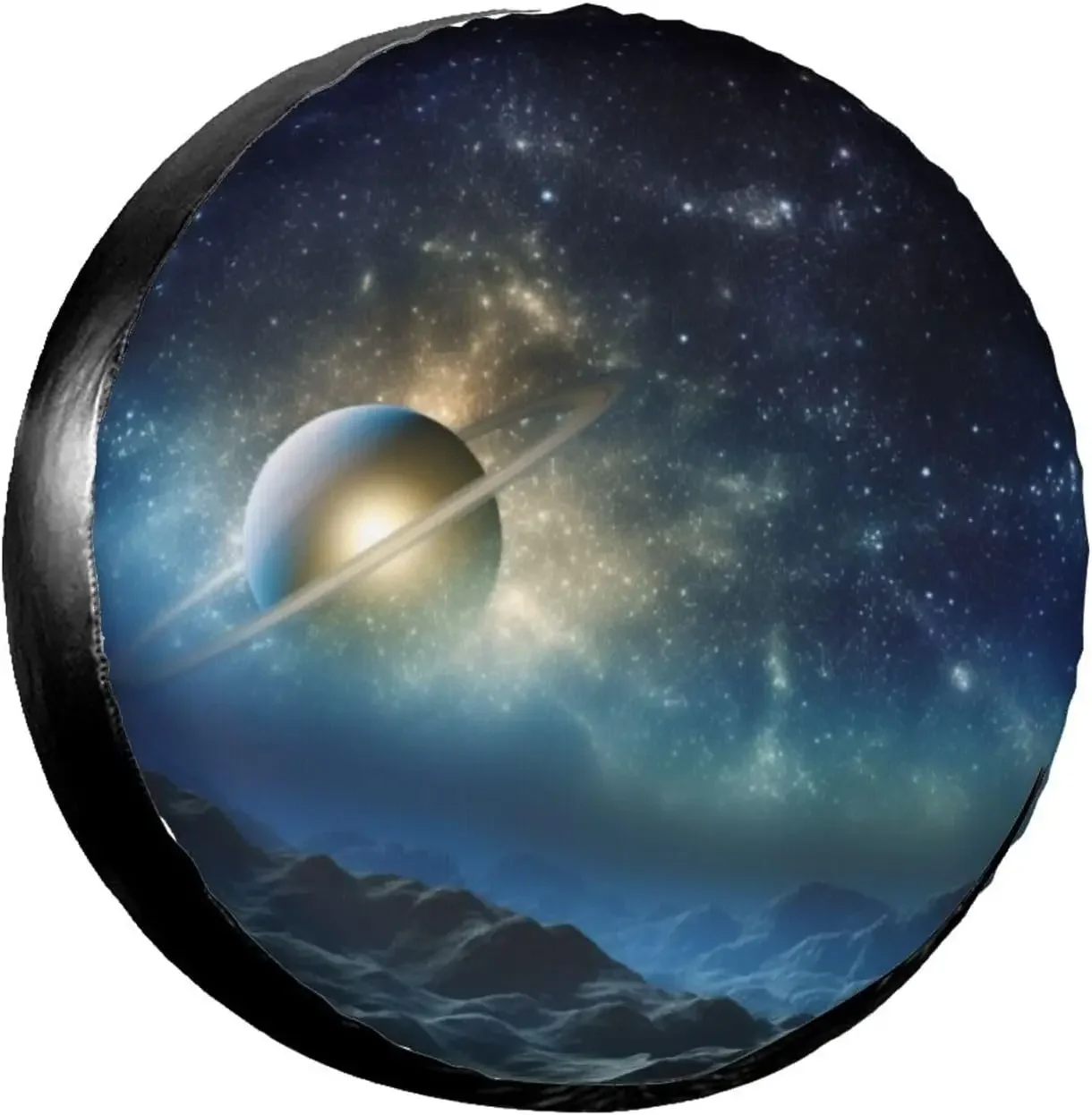 

Чехол для запасного колеса с принтом «Звездная ночь Галактика», защита колес, водонепроницаемый, универсальный, подходит для внедорожника, грузовика, кемпера, путешествий