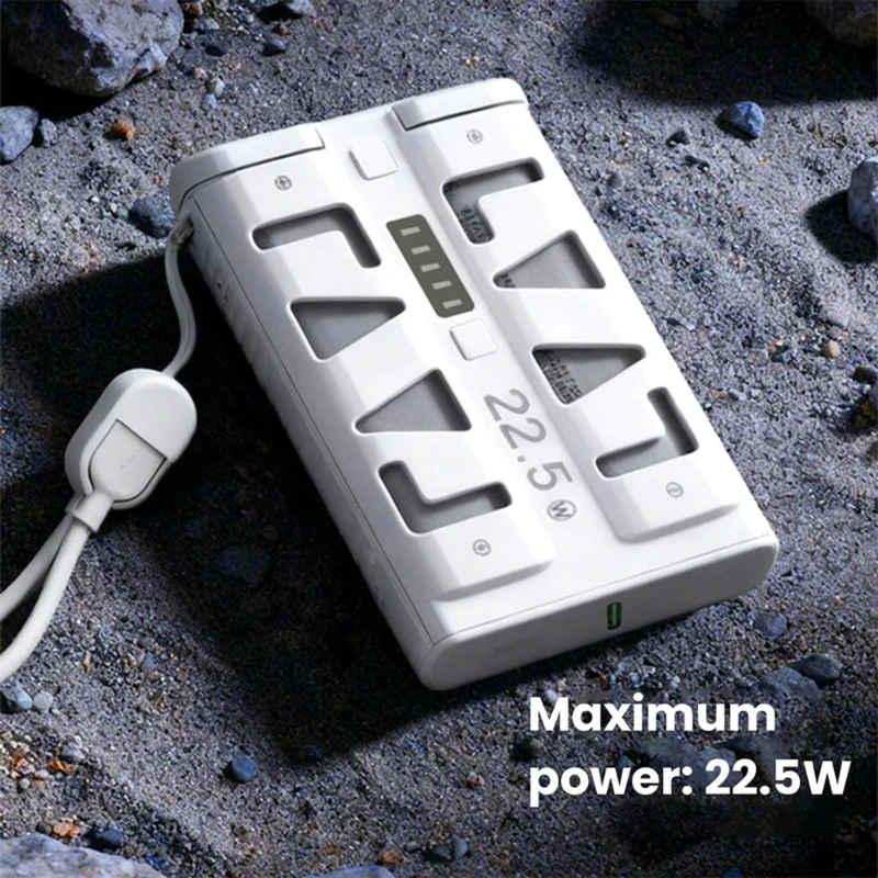 Fast Charging Power Banks With Replaceable Batteries For Smartphones And Devices 10000Mah Mobile Power For Outdoor Use H8WD