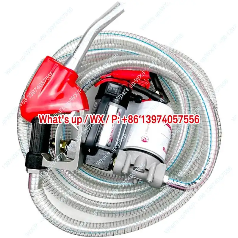 

300W Electric Suction Pump 12V24V220 Volt Fuel Pump Self-priming Pump High Power Metering Refueling Machine Gun Automatic 300W