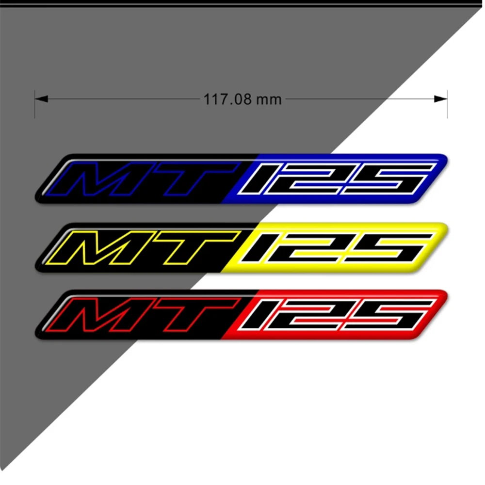 

For Yamaha MT-125 MT - 125 MT125 Stickers Tank Pad Protector Decal Fairing Fender Kit Knee Fuel