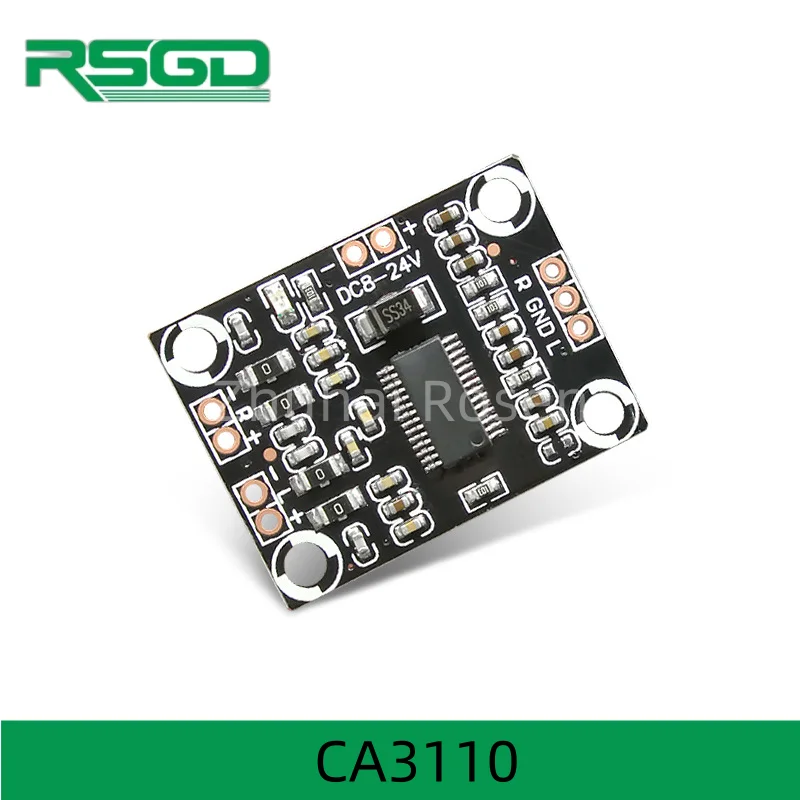 New CA3110 2X15W Digital Audio Stere Amplifier Board  Mini Binaural AMP Controller 100dB DC8-24V TPA3110 Amplifier Audio Board