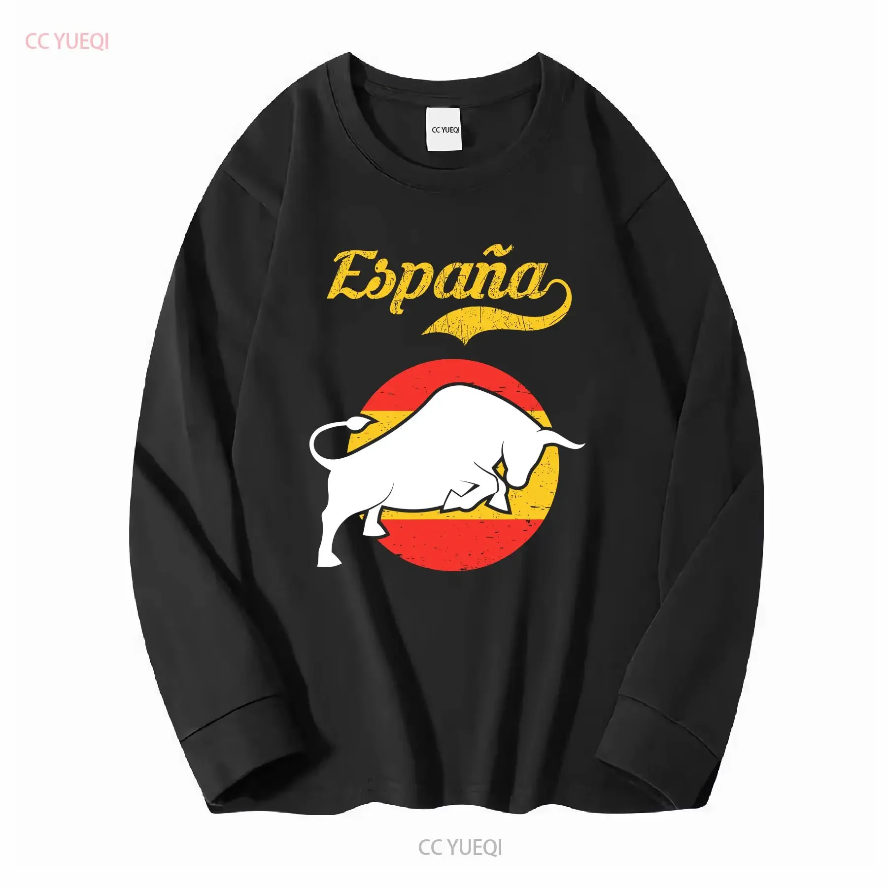 Spanish Fighting Toro Bull Espana Flag T Shirt Spain vintage Washed Soft designer clothes homme Slightly Comfortable graphic