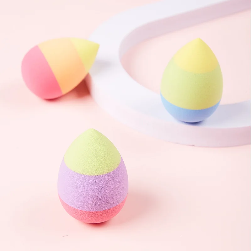 Gradient Make-up Egg Concealer Skin Two-color Mixed Color Sponge Makeup Egg Makeup Tool Beautiful Beauty Tools Cosmetic