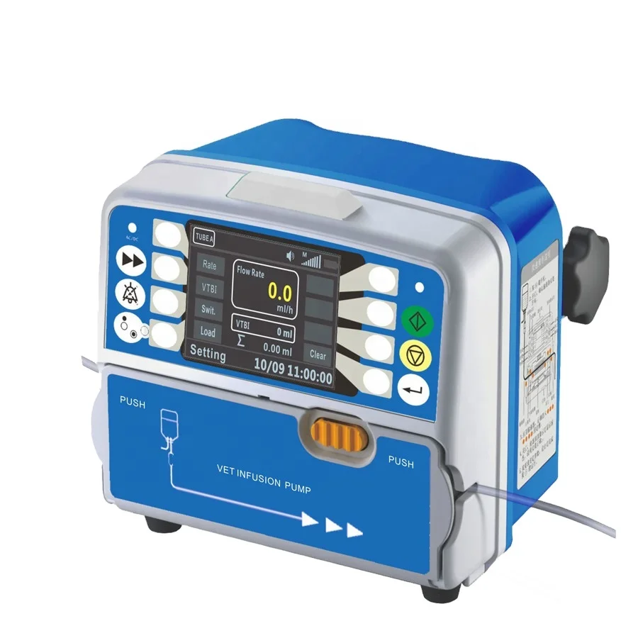 Rechargeable Battery Infusion Pump Veterinary Syringe Pump for Medical Use Injection Pump