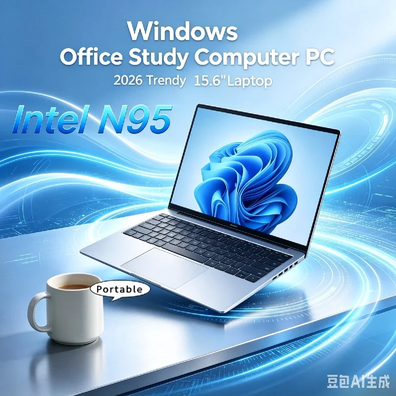 Intel N95 15.6 Inch Laptop DDR4 RAM 2TB SSD 7500mAh Battery Backlit Fingerprint Notebook For Office Game