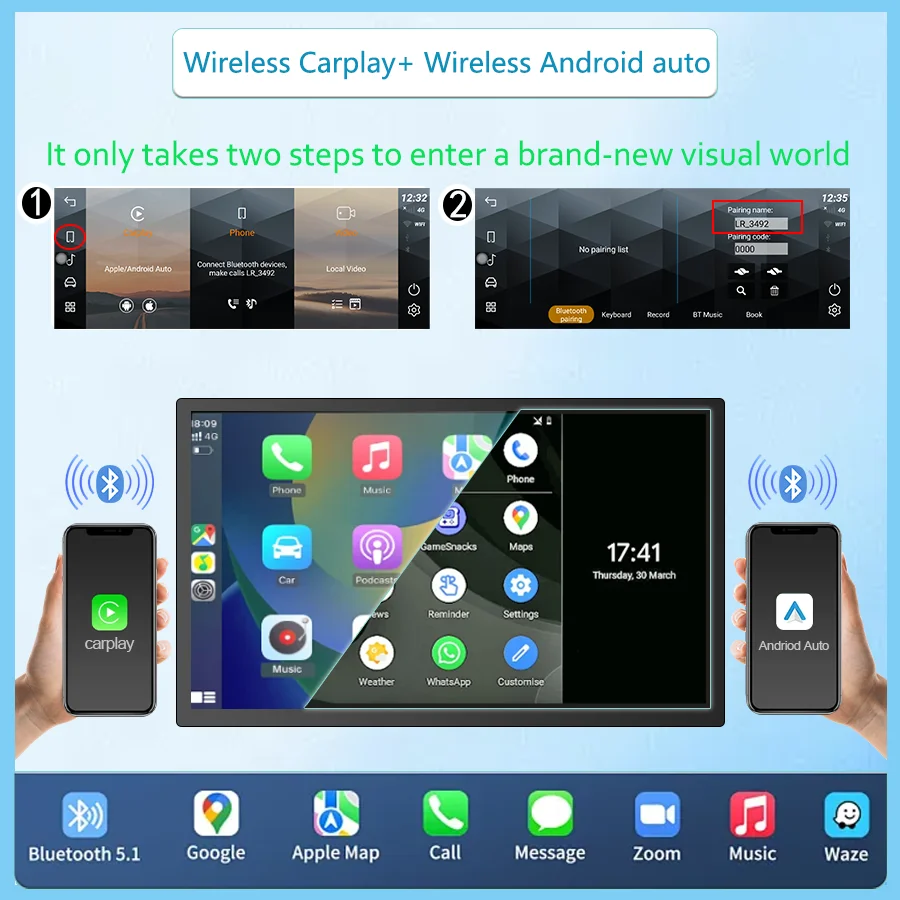 راديو وسائط متعددة للسيارة مقاس 10.25 بوصة يعمل بنظام أندرويد 13 لسيارة لاند روفر سبورت L494 نظام تحديد المواقع اللاسلكي Carplay Bosch Harman لوحة تيار متردد #4