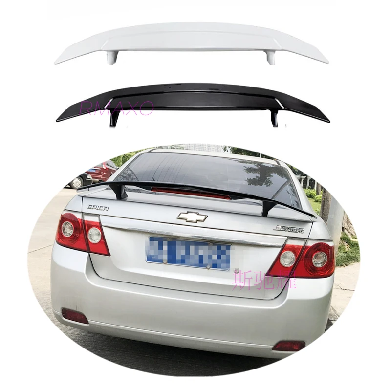 For  Chevrole Epica Spoiler 2006-2018 Epica EPICR TF High Quality Spoiler ABS Material Car Rear Wing Primer Color Rear Spoiler