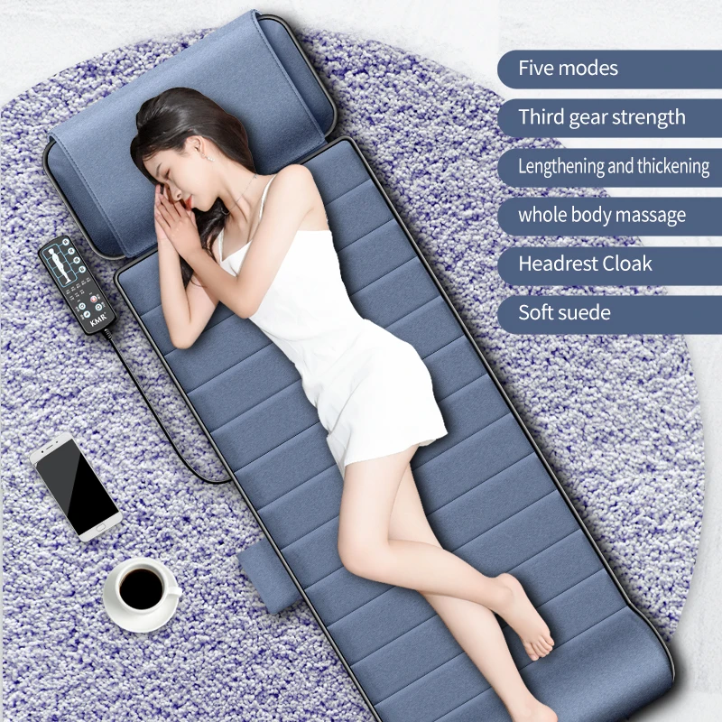 

Massager Cushion Full Body Heating Massage Mat Whole Body Massager Pad for Neck and Back Calf Muscle Relaxation