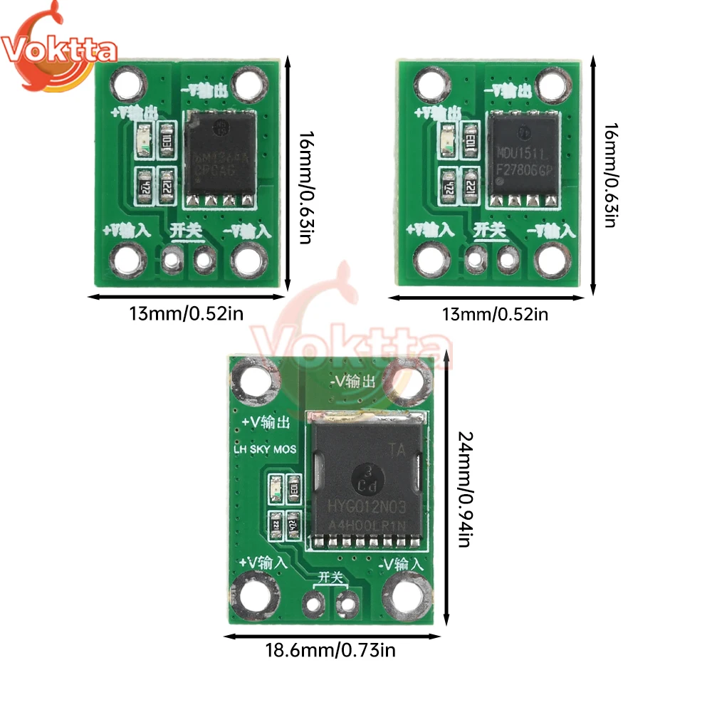 100A 50A 20A High-power MOS Trigger Switch Driver Module Field-effect Transistor PWM Regulation Electronic Switch Control 5-26V