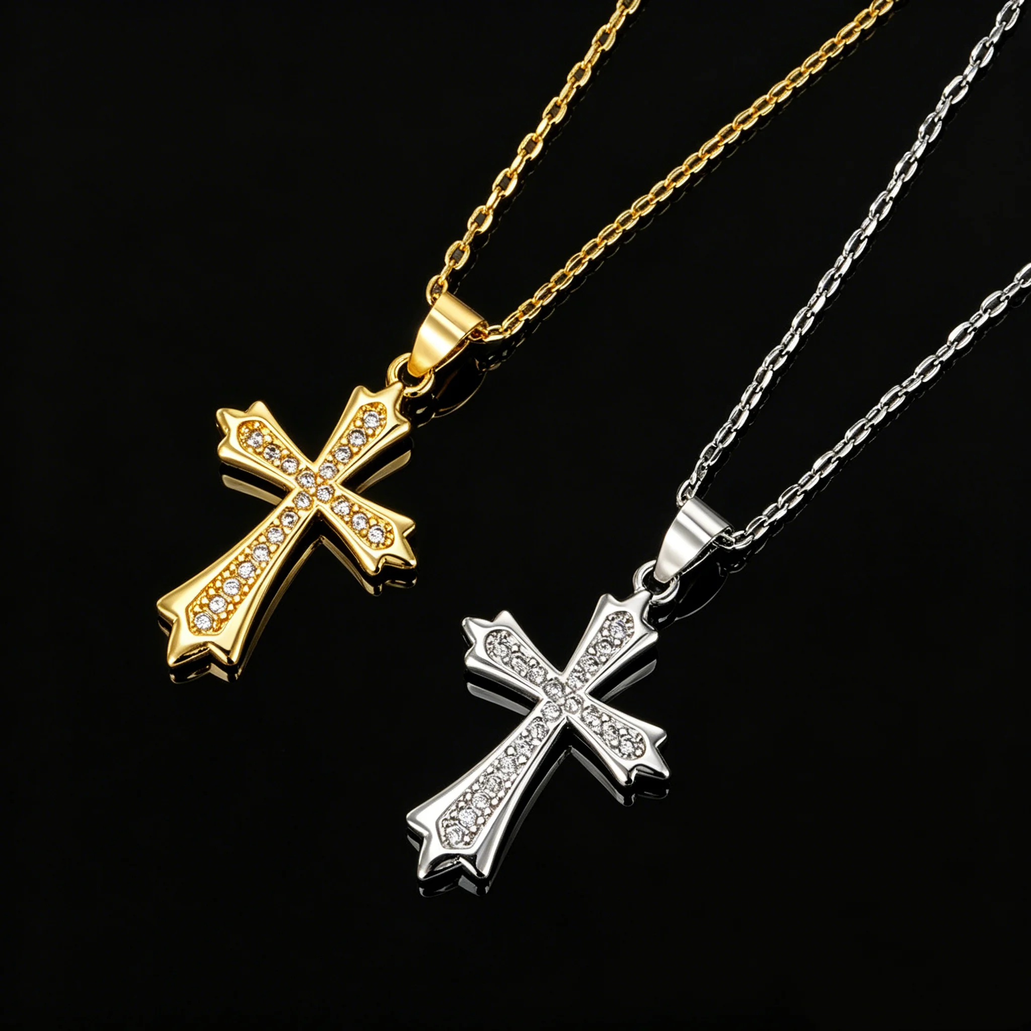 colar-de-clavicula-em-prata-esterlina-s925-pingente-de-cruz-com-zirconia-incrustada