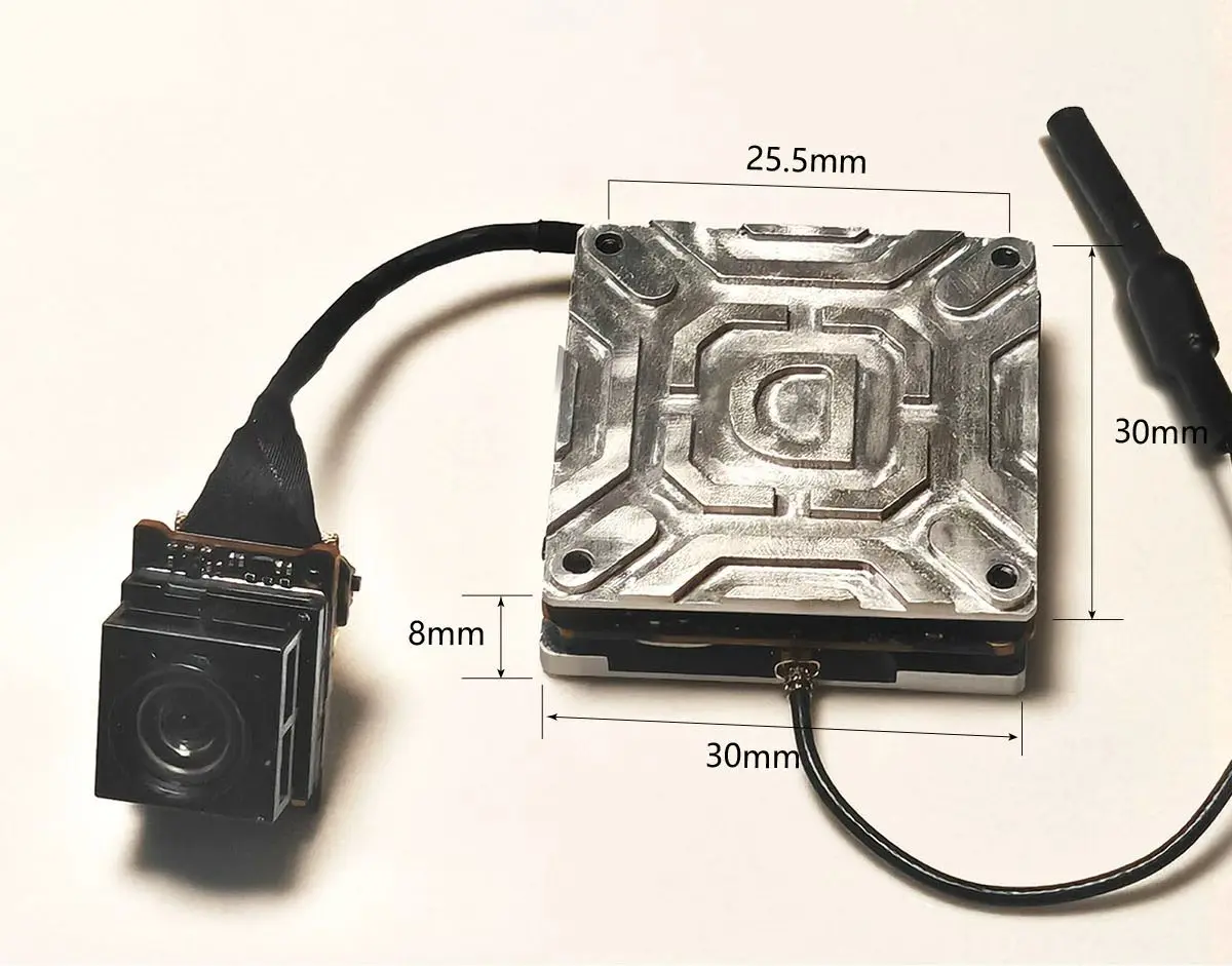 For DJI O4 Lite Air Unit Heat Sink Kit Aluminum Alloy Cooling Component Avoid Overheating Prolong Standby Time Modification