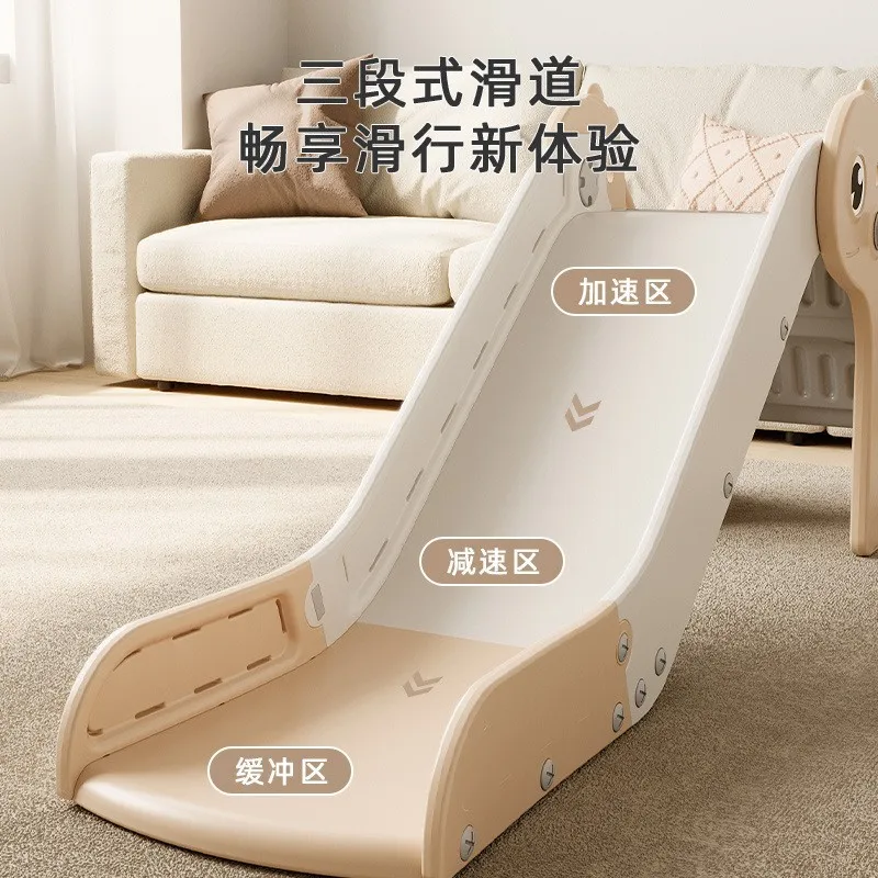 Foldable Plastic Kids Indoor Slide Combination, Assembled Sofa Play Baby Toy