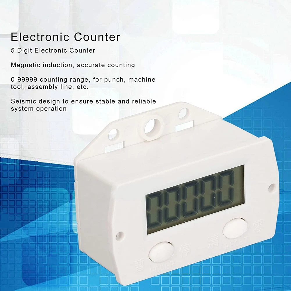 1 Set Digital Display Counter Magnetic Induction Counter Switch Punch Counter Induction Meter A-A74P