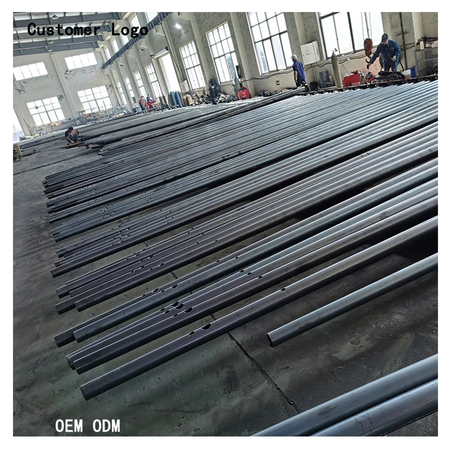 

Customized Galvanized Steel Lamp Pole 6M 7M 8M 9M 10M 12M Octagonal Street Lamp Pole Light Pole Street