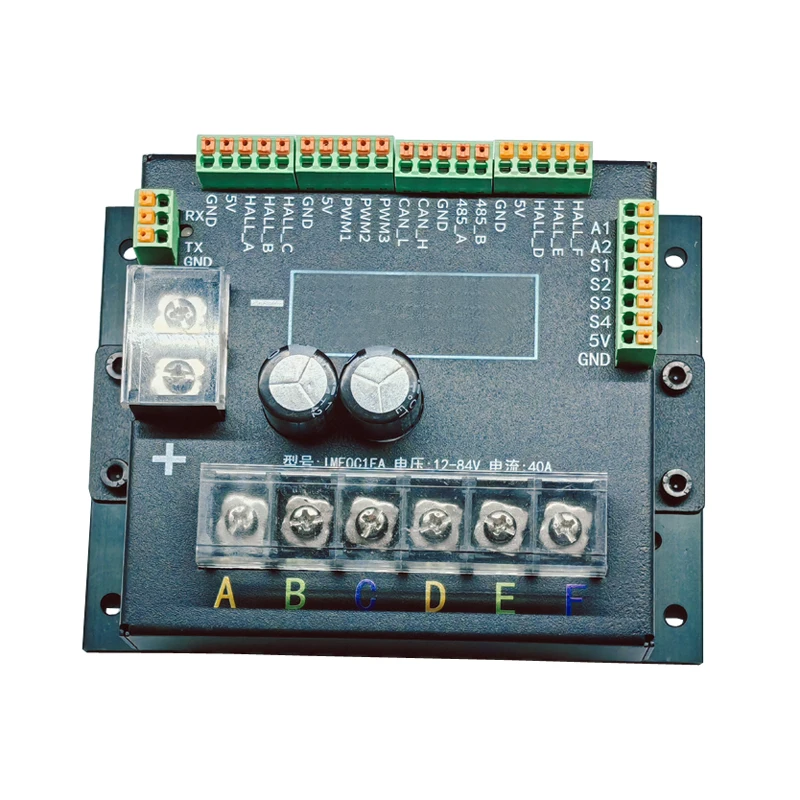1PCS 12-84V 40A/100A Dual-Channel Brushless Motor Controller PWM Control Drive Board for Square-Wave Motors RC Car Chassis Model