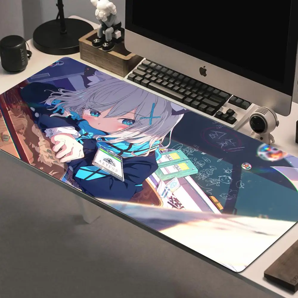 

Sunaookami Shiroko Blue Archive Anime Girl Mousepad Large Gaming Mouse Pad LockEdge Thickened Computer Keyboard Table Desk Mat