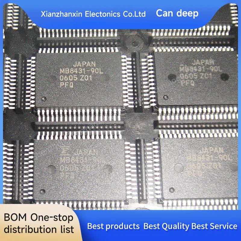 

1pcs/lot MB8431-90LPFQ-GE1 MB8431-90L MB8431 QFP64 Microcontroller chips in stock