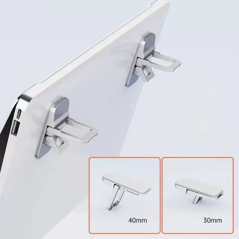 Alumínio Alloy Mini Folding Laptop Stand, 2 Ajuste de Altura, Notebook Cooling Bracket, Acessórios para MacBook, Smart Phone