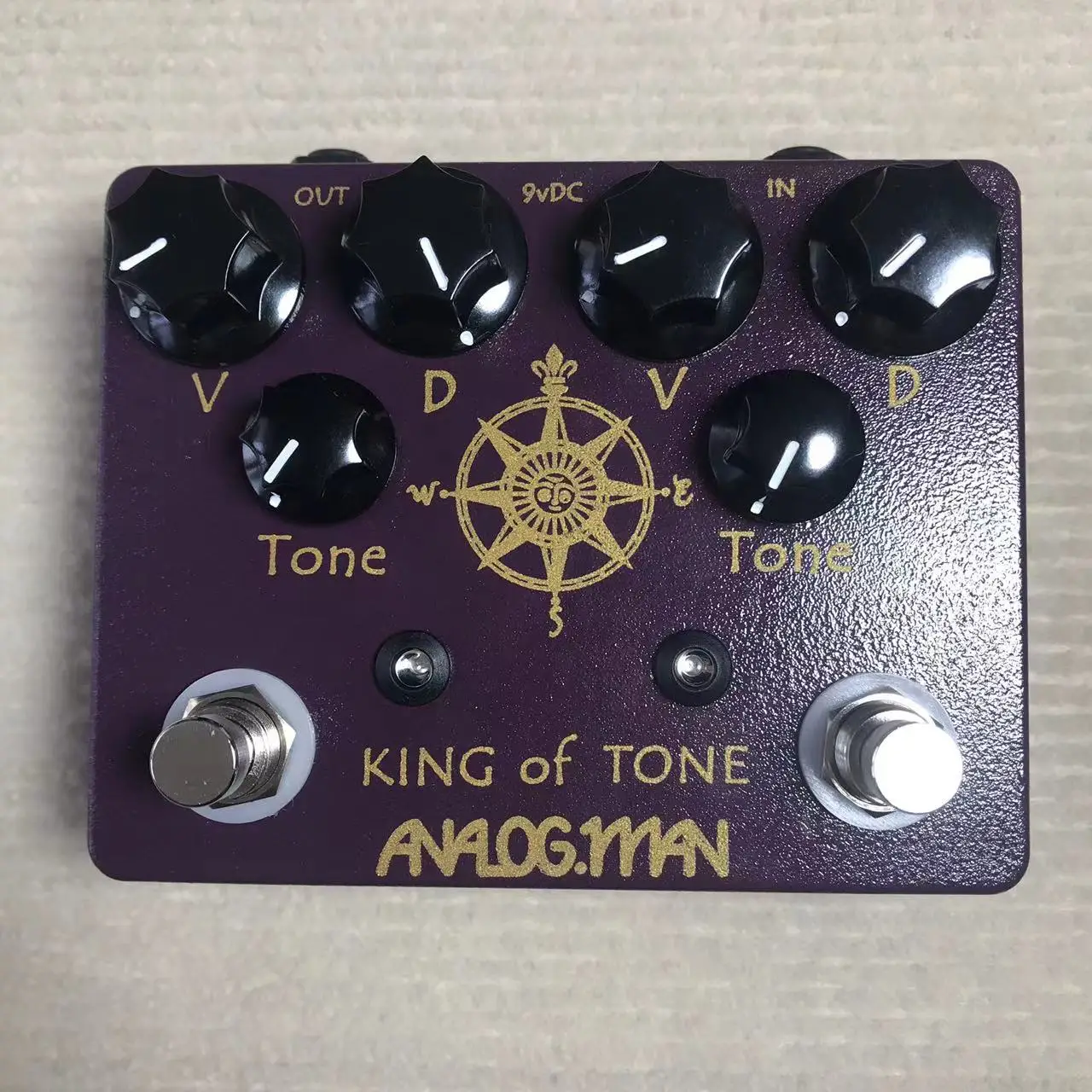 LILT King of Tone Solar Face Overload Effector Electric Guitar Pedal HandmadeTrue Bypass Customizable