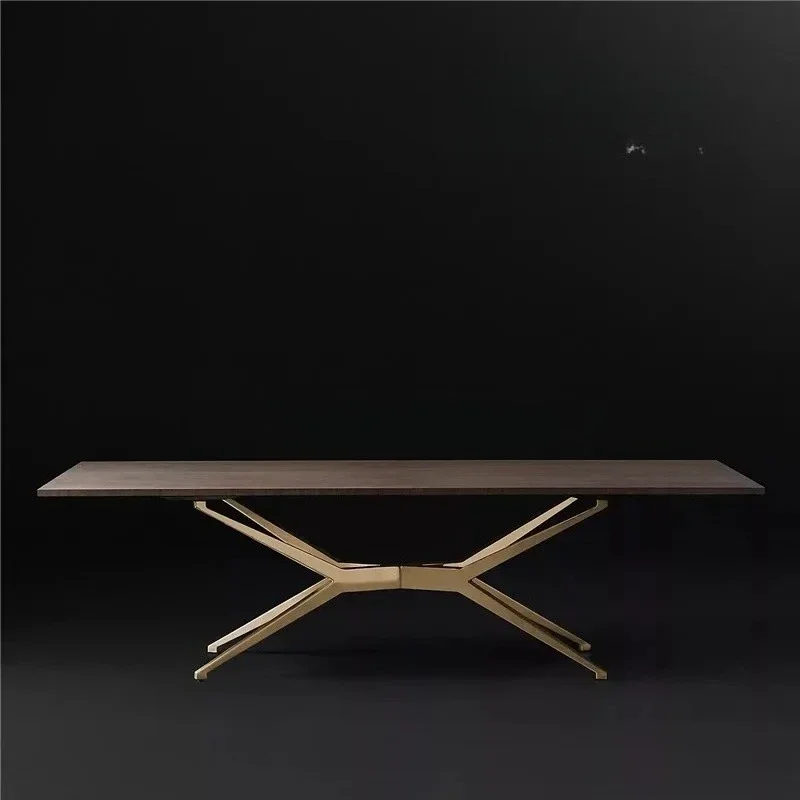 American light luxury creative solid wood desk simple office study villa model room custom furniture