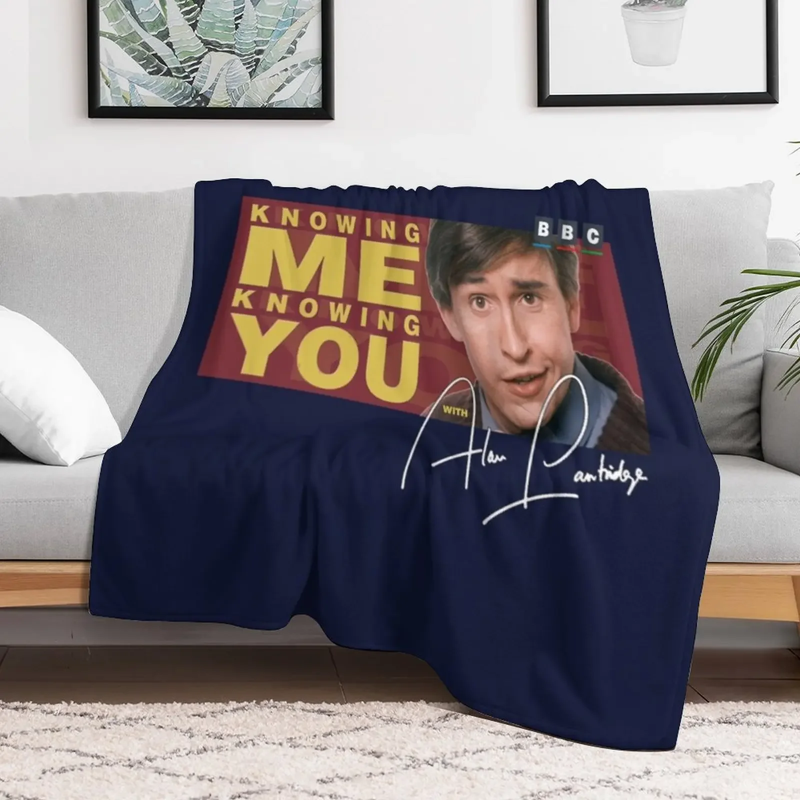 Knowing Me, Knowing You with Alan Partridge Throw Blanket Decorative Beds For Decorative Sofa Vintage Thin Blankets