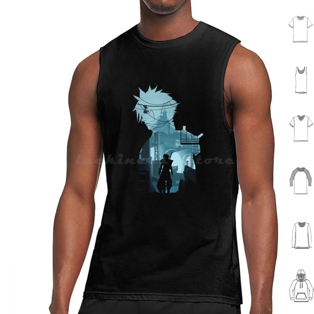 Mako Boy Tank Tops Vest Sleeveless Final Fantasy 7 Final Fantasy 7 Final Fantasy Vii Cloud Cloud Strife Final Fantasy 7
