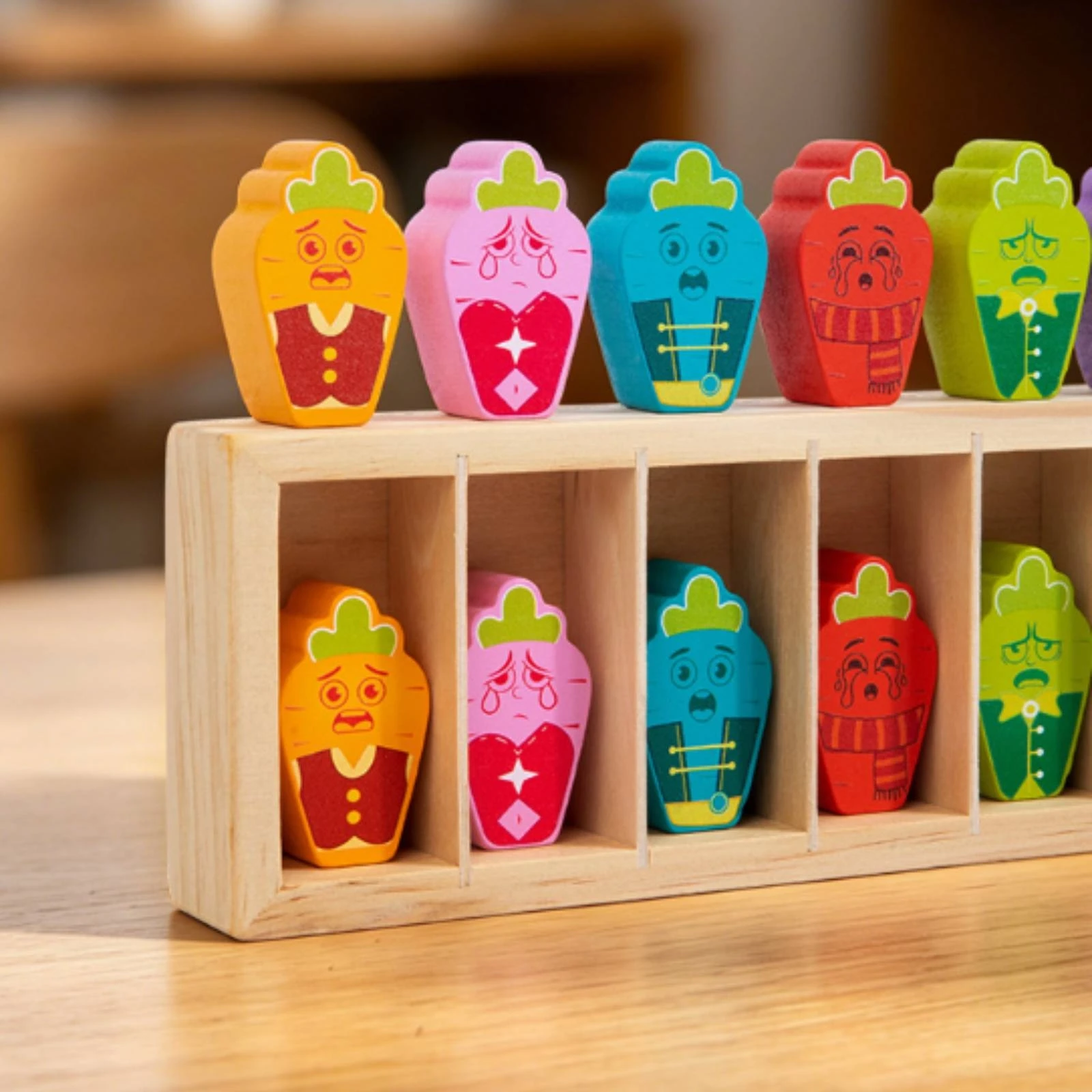 Wooden Memory Matching Game Concentration Training Matching Memory Game Educational Toy Easy to Learn Long-Lasting for Parents