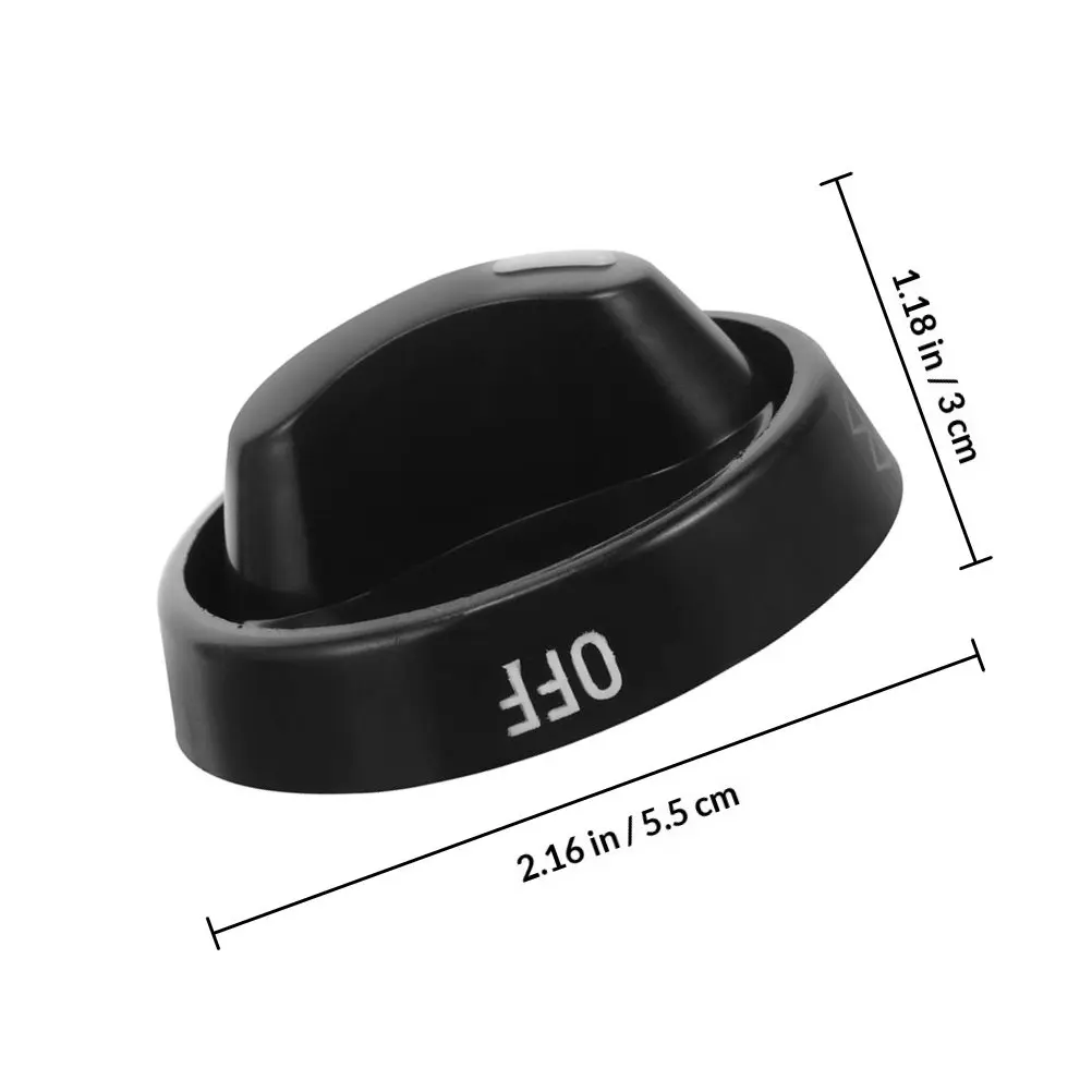 2Pcs Universal Stove Knobs Replacement for Gas Electric Cooker Oven Range Hob Bbq Grill Plastic Control Knobs Kitchen