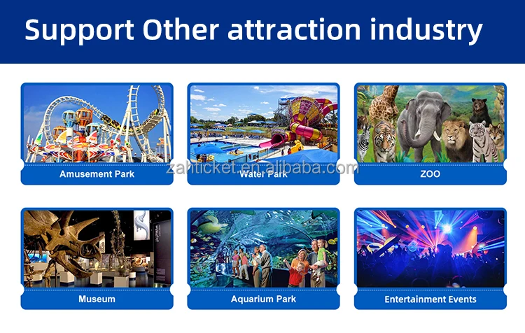 공연 티켓 인쇄 솔루션 IoT 소프트웨어 공원 및 이벤트 티켓 관리용