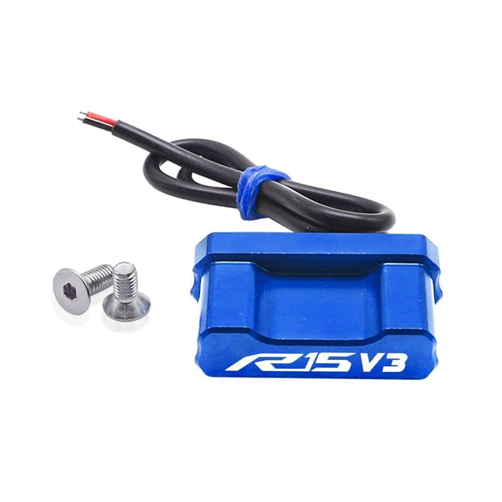 FOR YAMAHA YZF R15 V3 YZF-R15 YZFR15 V3 2017 2018-2023 2024 Motorcycle License Plate Holder Number Plate Frame LED Light Bracket