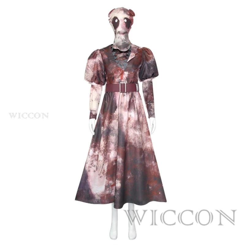 Game Dead Zombie Daylight Cosplay fantasia para mulheres, fantasia de vestir, enfermeira assustadora assassina, Sally Smithson