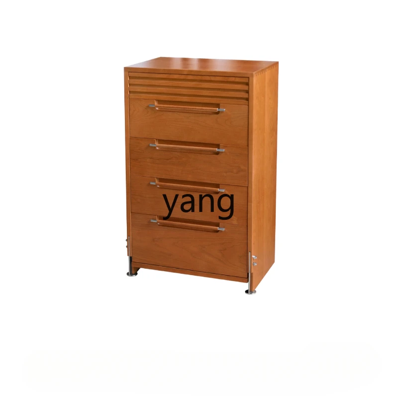 

Yjq Five-Bucket Sideboard Cabinet Wall Solid Wood Modern Minimalist Storage High-Grade Sense Buffet