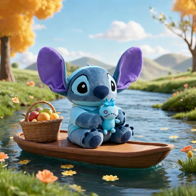 

Disney Lilo & Stitch Scrump плюшевые игрушки пижамы Kawaii аниме плюшевые куклы стежка мягкие мягкие подушки рождественские подарки для детей