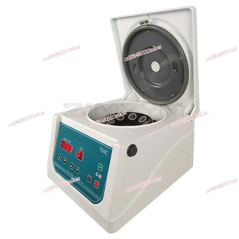 TD4C Laboratory Centrifuge Electric Low Speed PRP Centrifuge Digital Display Desktop Centrifugal Machine 0-4000RPM Adjustable