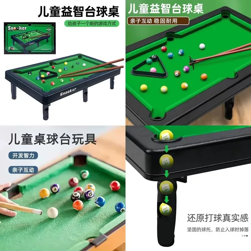 Mini Billiards Table for Kids Indoor Household Toy Boys Parent Child Interactive Gift