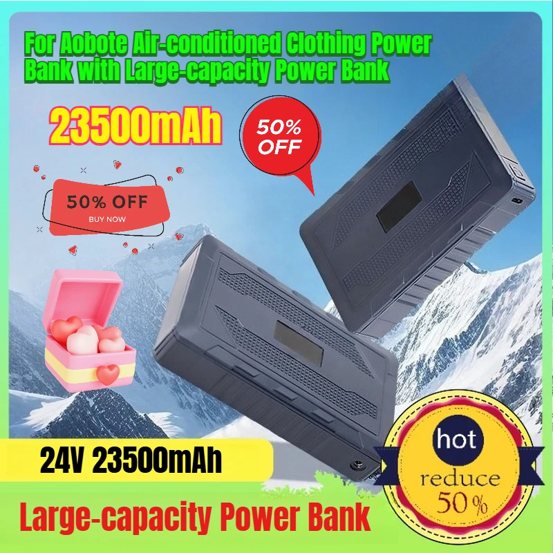 

23500mAh for Aobote Air-conditioned Clothing Power Bank with Large-capacity Power Bank