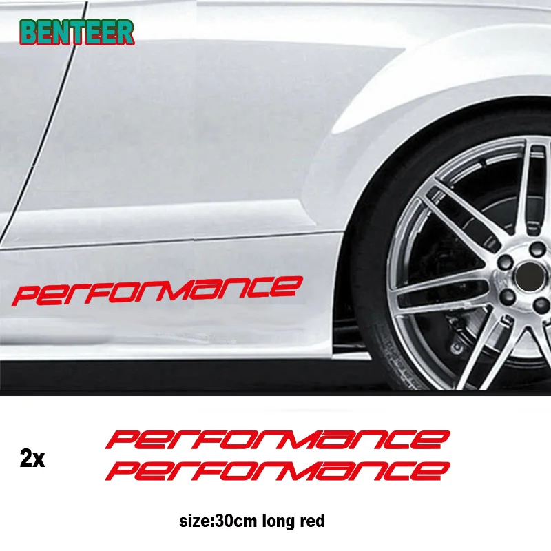 2Pcs Performance Car Body sticker For volkswagen Golf1 Golf2 Golf3 Golf4 Golf5 Golf6 Golf 7 Golf7.5 MK4 MK8 gti R