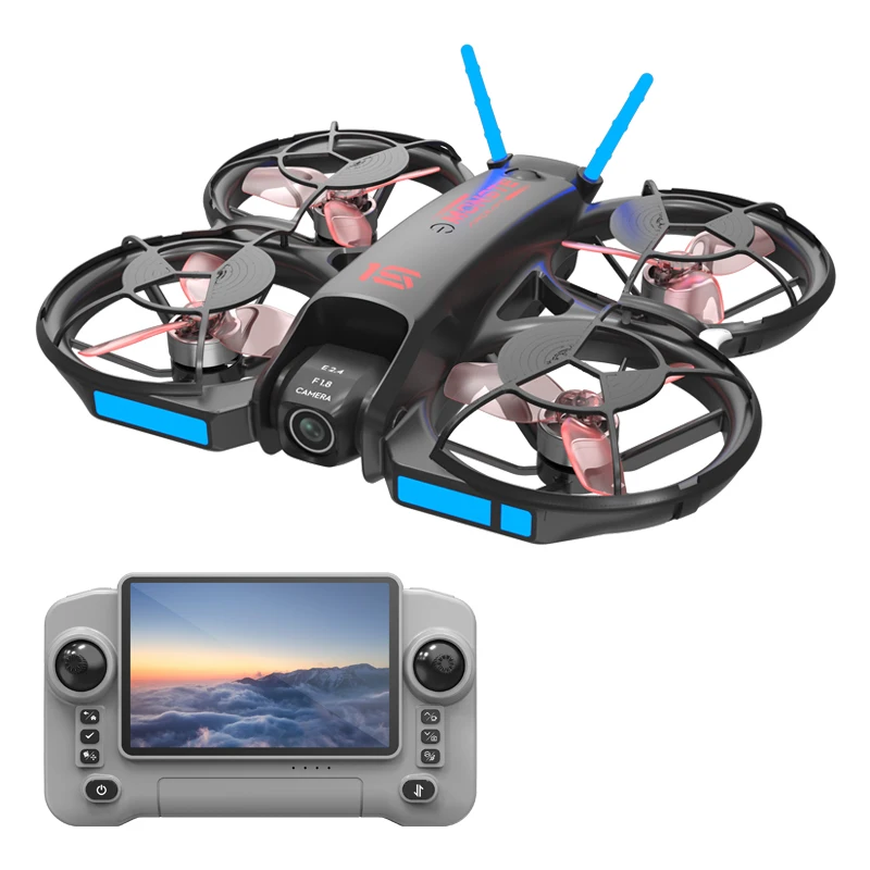 2026 New M15 FPV Drone with Screen Brushless Motor Optical Flow Positioning HD Camera Beginners RC Quadcopter Toy - view 6
